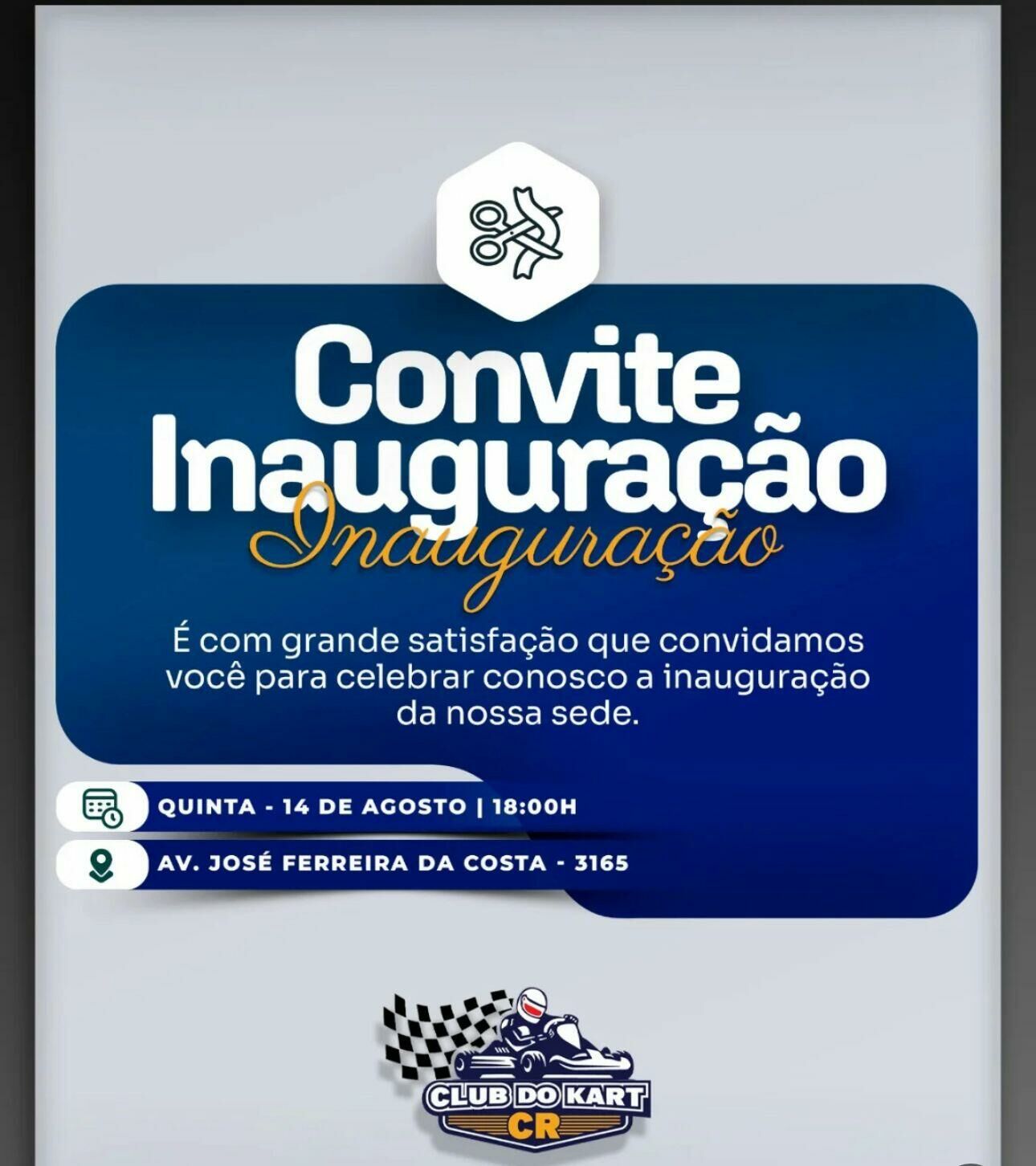Imagem de compartilhamento para o artigo Club do Kart inaugura sede nesta quinta-feira em Costa Rica da MS Todo dia